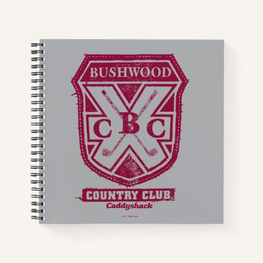 カディシャック | Bushwood Country Club Crest ノートブック (正面)