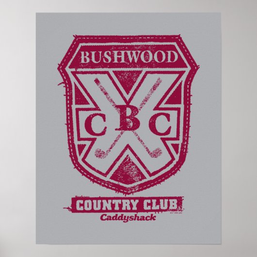 カディシャック | Bushwood Country Club Crest ポスター (正面)
