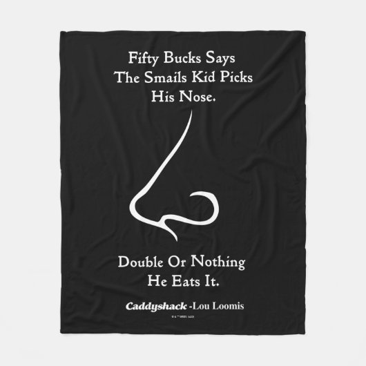 カディシャック | Fifty Bucks氏 フリースブランケット (正面)