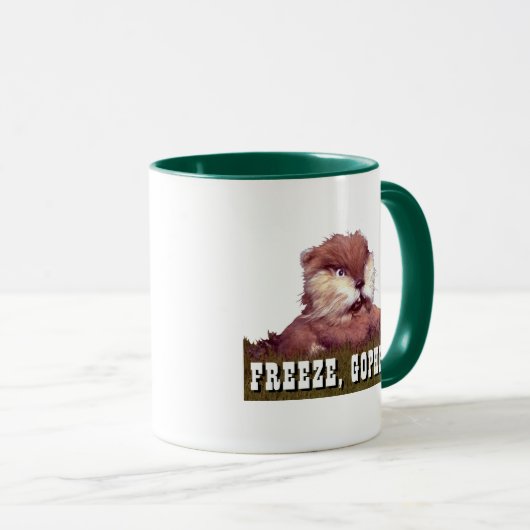 カディシャック | Freeze, Gopher! マグカップ (正面右)