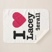 カディシャック | I Love Lacey Underall シェルパブランケット (正面(横))