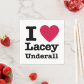 カディシャック | I Love Lacey Underall スタンダードカクテルナプキン (インサイチュ)