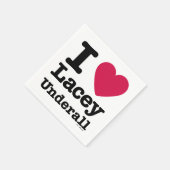 カディシャック | I Love Lacey Underall スタンダードカクテルナプキン (角)