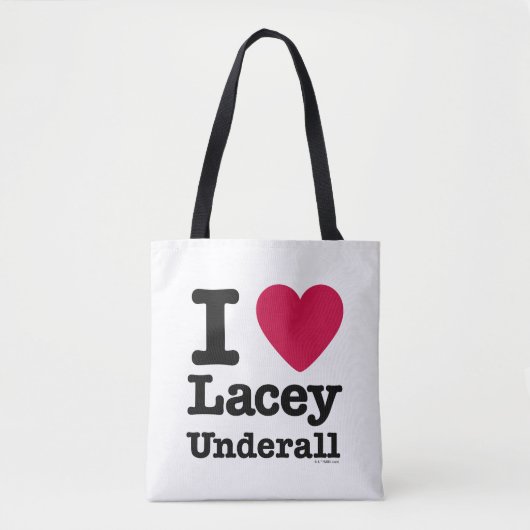 カディシャック | I Love Lacey Underall トートバッグ (正面)
