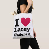 カディシャック | I Love Lacey Underall トートバッグ (クローズアップ)