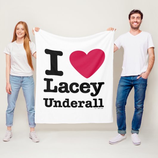 カディシャック | I Love Lacey Underall フリースブランケット (インサイチュ)