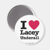 カディシャック | I Love Lacey Underall マグネット (正面/裏面)