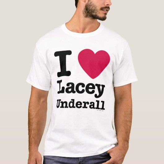 カディシャック | I Love Lacey Underall Tシャツ (正面)