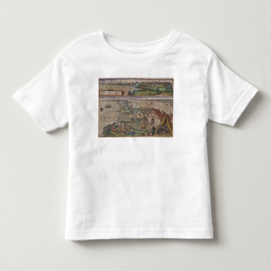 カディスの眺め トドラーTシャツ (正面)