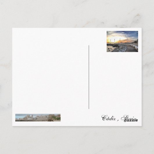 カディス湾 ポストカード (裏面)