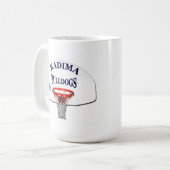 カディマのバスケットボール コーヒーマグカップ (正面左)