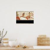 カデシュの戦いでのラムセスII（紀元前1279-13年） ポスター (キッチン)