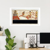 カデシュの戦いでのラムセスII（紀元前1279-13年） ポスター (ホームオフィス)