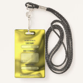 カデットコープバッジティール（緑がかった色）名タグ バッジ (裏面ランヤード)