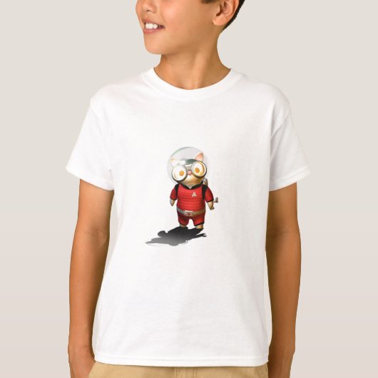 カデットシャツの少年少女 Tシャツ (正面)
