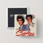 カデットナース 缶バッジ (正面&裏面)