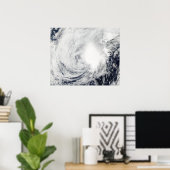 カデナの南東の熱帯性嵐ニーダ ポスター (ホームオフィス)