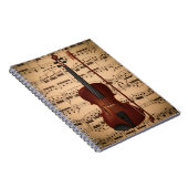 カデルノエスピラルミュージカルcomアルテデジタルヴィオリノ ノートブック (右側)