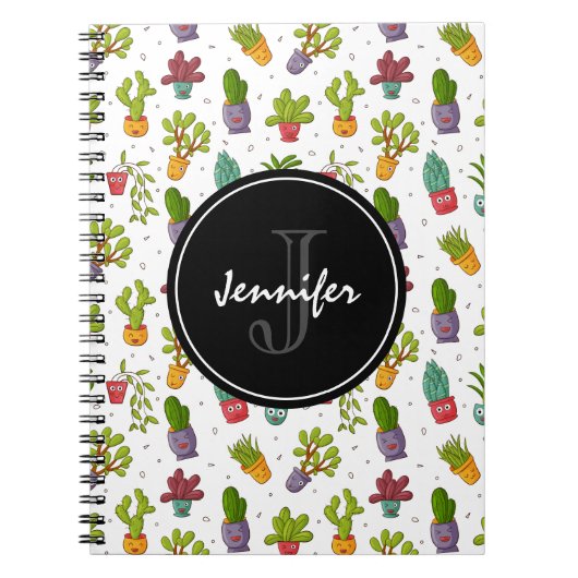 カトゥス自然吸汁パターン ノートブック (正面)