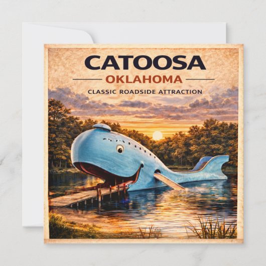 カトゥーサのシンブルー・ホエール ルート66 文房具 (正面)