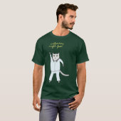『カトゥーデー・ナイト・フィーバー猫ディスコ』 Tシャツ (正面フル)