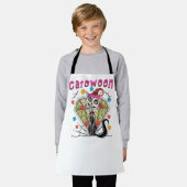 カトウィーンハロウィーン エプロン (着用した状態)