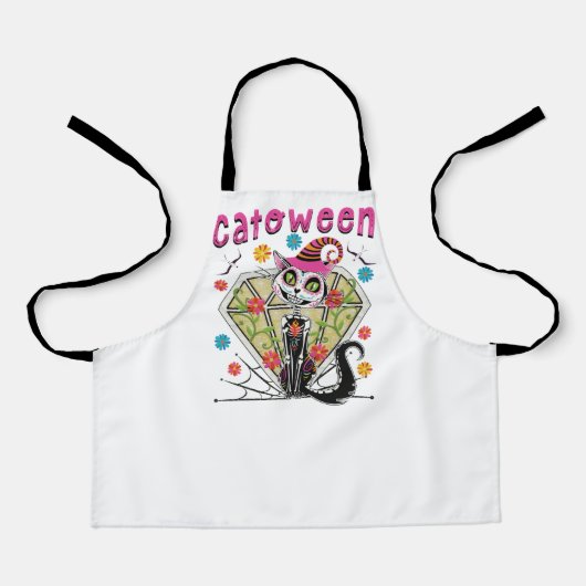 カトウィーンハロウィーン エプロン (正面)
