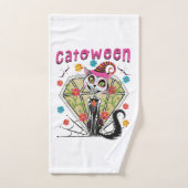 カトウィーンハロウィーン バスタオルセット (ハンドタオル)