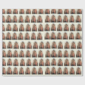 カトエレガントリックヴァージンマリーベビーイエスヴィンテージ  ラッピングペーパー (フラット)