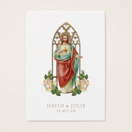 カトエレガントリッ結婚クのイエス祈りの言葉カード