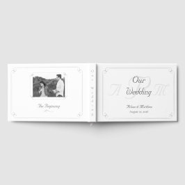 カトエレガントロモノグラムのックのゲストブック ゲストブック