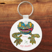 カトカゲのTシャツ キーホルダー (正面)