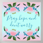 カトカラフルル感動的ック引用文 ポスター (正面)