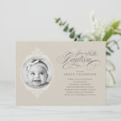 カトクラシックリックバプテスマフォト招待状 招待状 (スタンド正面)