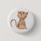 カトシェン 缶バッジ (正面)