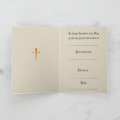 カトスペインのリック大衆供給祈りの言葉 カード (内部)