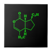 カトニップnepetalacton分子化学式 タイル (正面)
