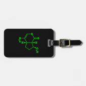 カトニップnepetalacton分子化学式 ラゲッジタグ (正面横)