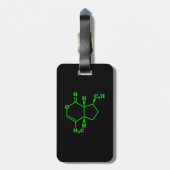 カトニップnepetalacton分子化学式 ラゲッジタグ (裏面縦)