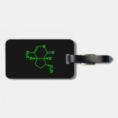 カトニップnepetalacton分子化学式 ラゲッジタグ (裏面横)