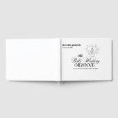 カトパーソナライズされたリックの結婚聖書集 ゲストブック (全面)