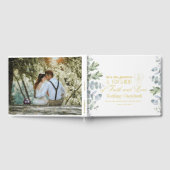 カトパーソナライズされたリックの結婚聖書集 ゲストブック (全面)