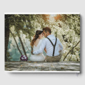 カトパーソナライズされたリックの結婚聖書集 ゲストブック (裏面)