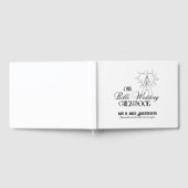 カトパーソナライズされたリックの結婚聖書集 ゲストブック (全面)