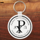 カトパーソナライズされたリック司祭 キーホルダー (正面)