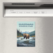 カトマイナショナルパークアラスカベーブルックスリバー マグネット (インサイチュ (食洗機))