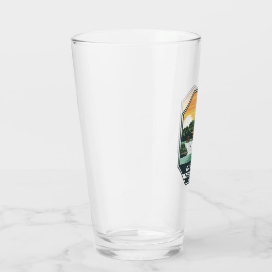 カトマイナショナルパークグリズリーベアーズレトロエンブレム タンブラーグラス (右)