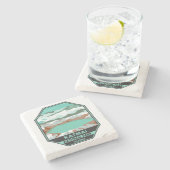 カトマイナショナルパークサミットクレーターレイクアラスカ ストーンコースター (横)