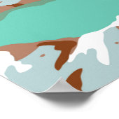 カトマイナショナルパークサミットクレーターレイクアラスカ ポスター (角)