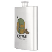 カトマイナショナルパークバックパック フラスク (左)